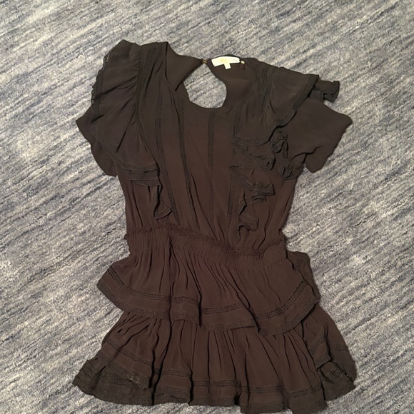natasha heritage mini dress LoveShackFancy Natasha Heritage ruffled mini